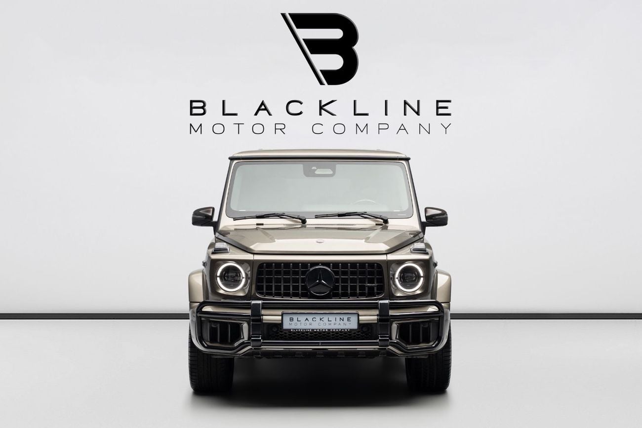 Mercedes Benz G63 AMG STD BUY NOW, PAY 2027 | THE BLACKLINE STANDARD | 2029 Mercedes Warranty + Service Contract, GCC