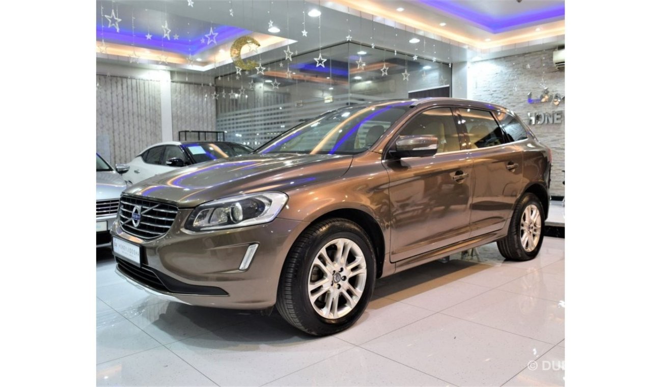 Volvo XC60 ONLY 91,000KM! Volvo XC60 T5 ( 2014 Model! ) in Brown Color! GCC Specs