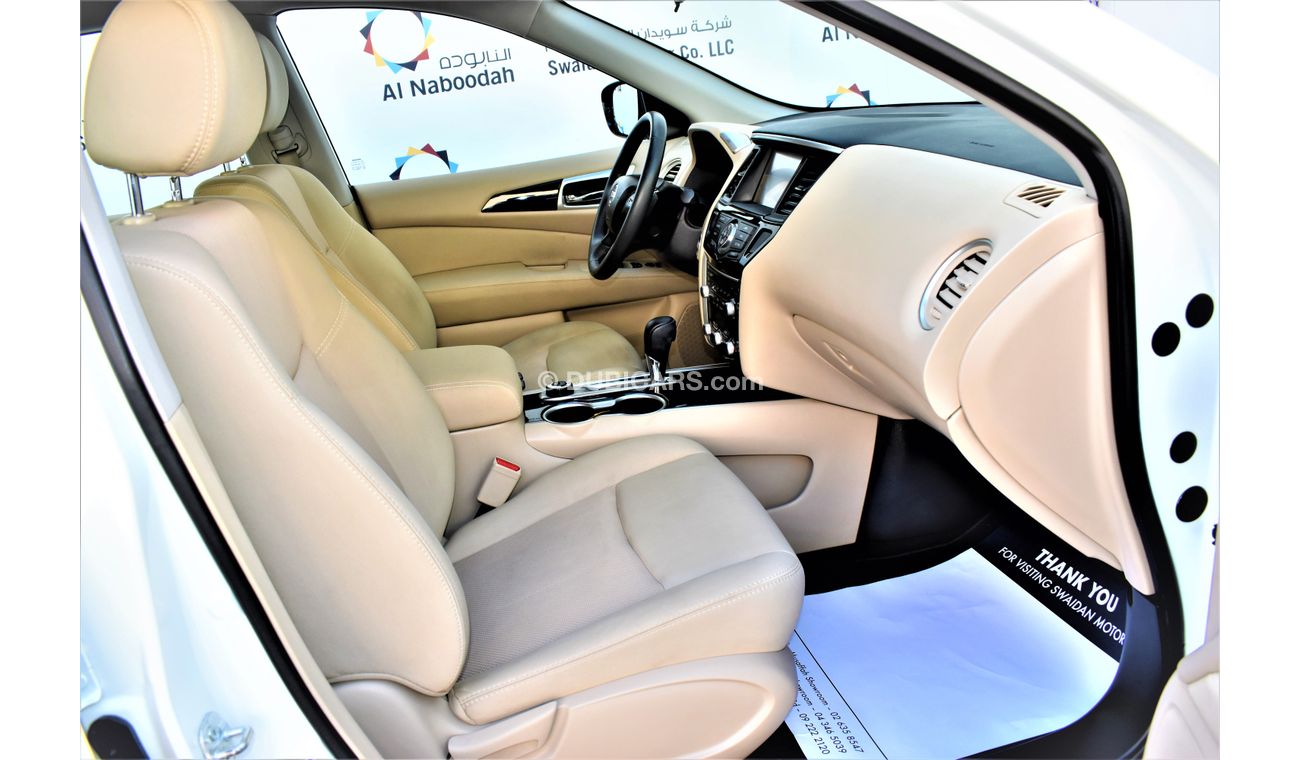 نيسان باثفايندر 3.5L S 4WD V6 2018 GCC SPECS DEALER WARRANTY