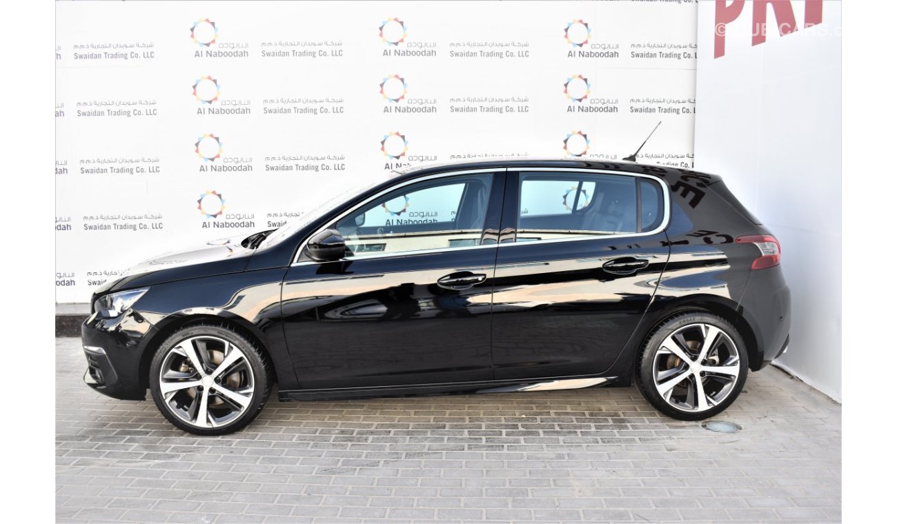 Peugeot 308 AED 1468 PM | 1.6L GT LINE 2020 GCC AGENCY WARRANTY UP TO 2025 OR 100000KM