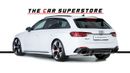 Audi RS4 Avant-Al Nabooda WarrantyService Contract-Very Low Mileage-Carbon Fiber RS Bucket Seats