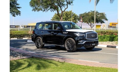 إنفينيتي QX80 الإصدار الأسود 8