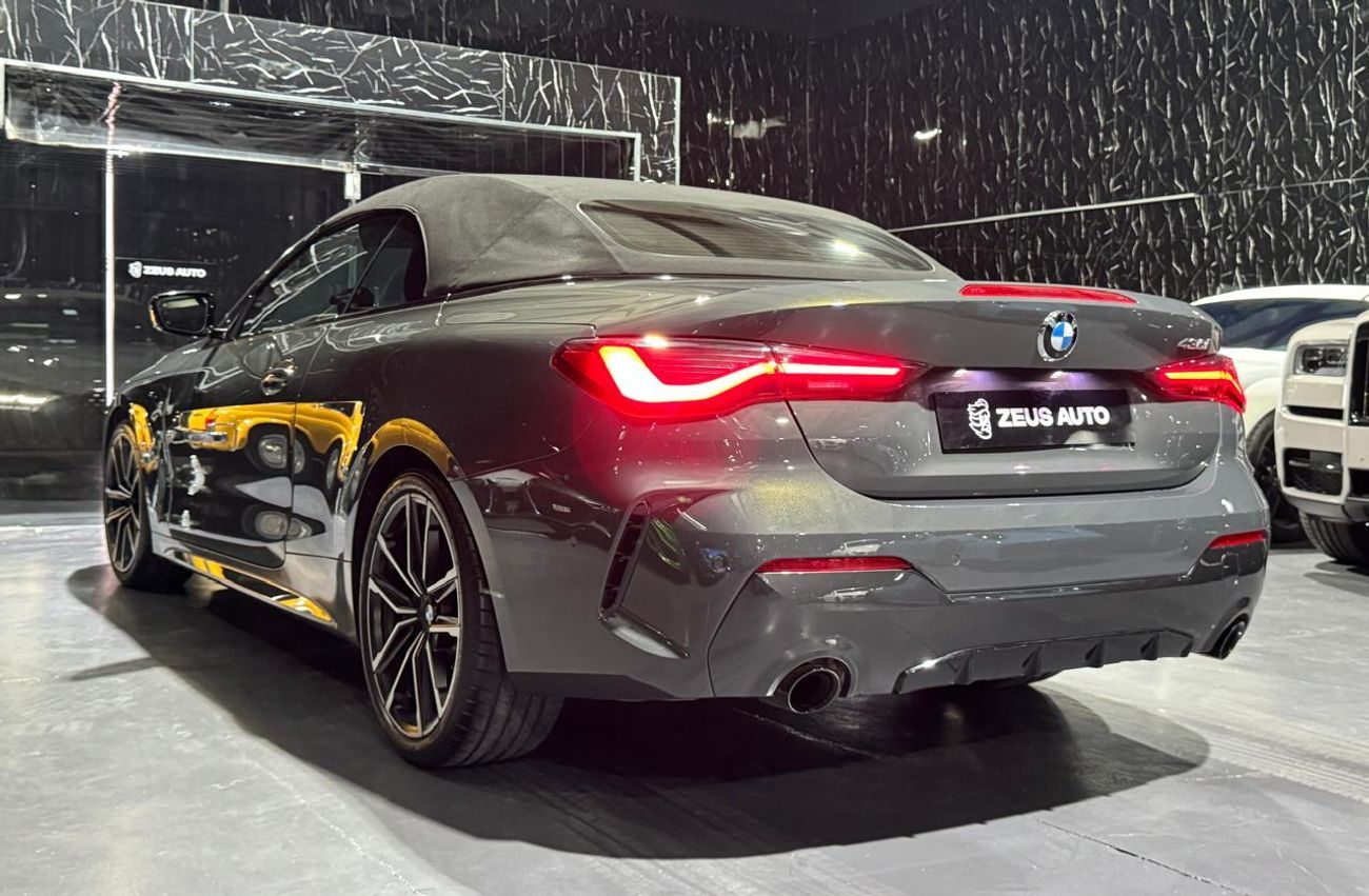بي أم دبليو 430i M Sport 2.0L (258 HP) 2022 BMW 430i Cabriolet, May 2027 BMW Warranty + Service Pack, Low Kms, GCC