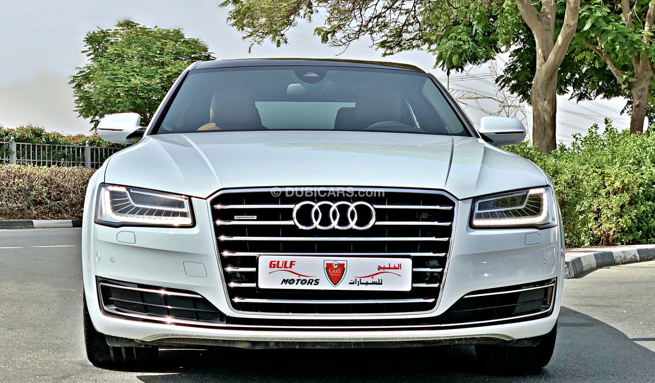 Audi A8 GCC- AUDI A8L - 50 TFSI QUATTRO - 2015 - 100% ACCIDENT FREE - BANK FINANCE AVAILABLE - WARRANTY