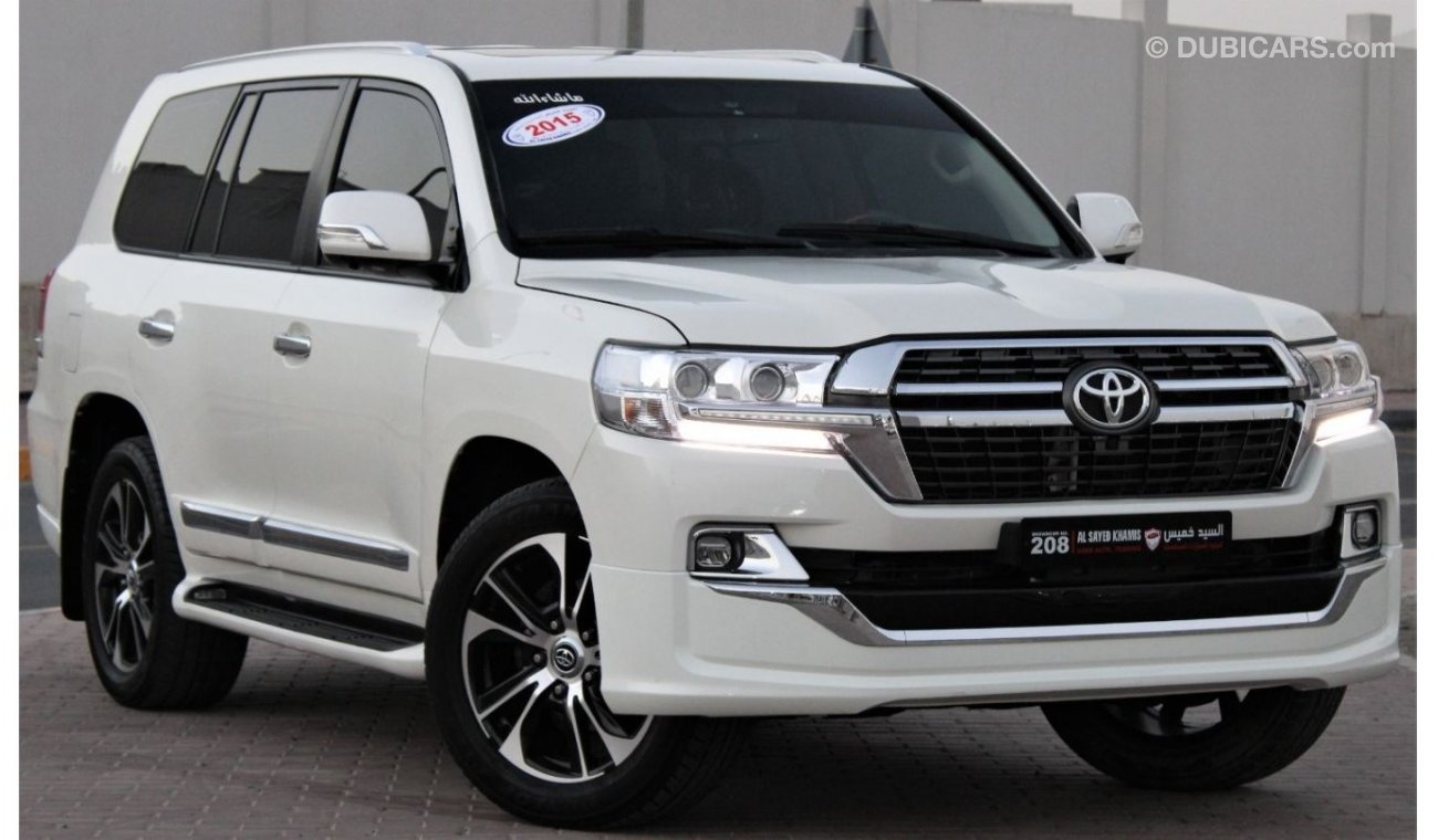 Toyota Land Cruiser Toyota Land Cruiser 2015 VXR V8 full converter 2020 No. 1 full option GCC in excellent condition wit