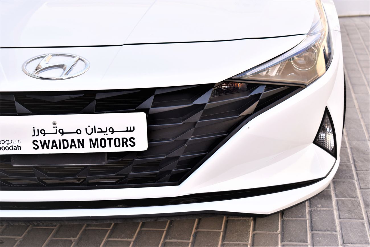 Hyundai Elantra AED 1330 PM | 1.6L SMART GCC DEALER WARRANTY
