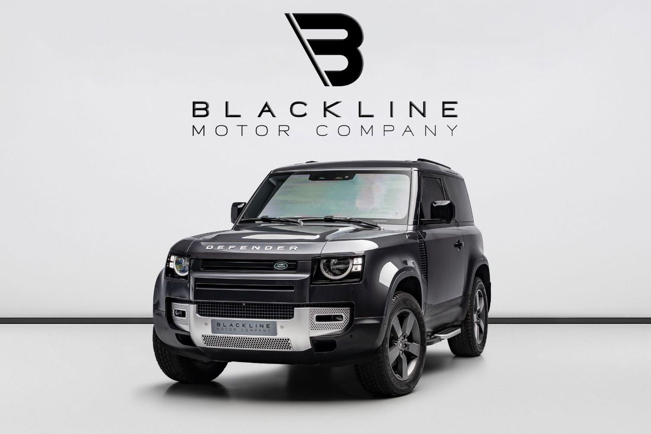 Land Rover Defender 90 S P300 BUY NOW, PAY 2027 | THE BLACKLINE STANDARD | 2029 Al Tayer Warranty + Service Contract, GCC