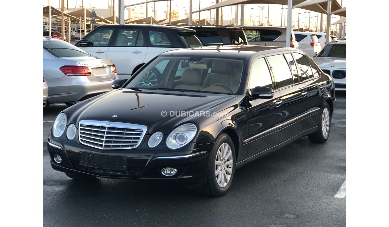 مرسيدس بنز E 350 موديل 2007 خليجي فل مواصفات كراسي جلد ومثبت سرعه وتحكم كهربي كامل ونظام صوت ممتاز وكاميرا خلفيه ومدخ