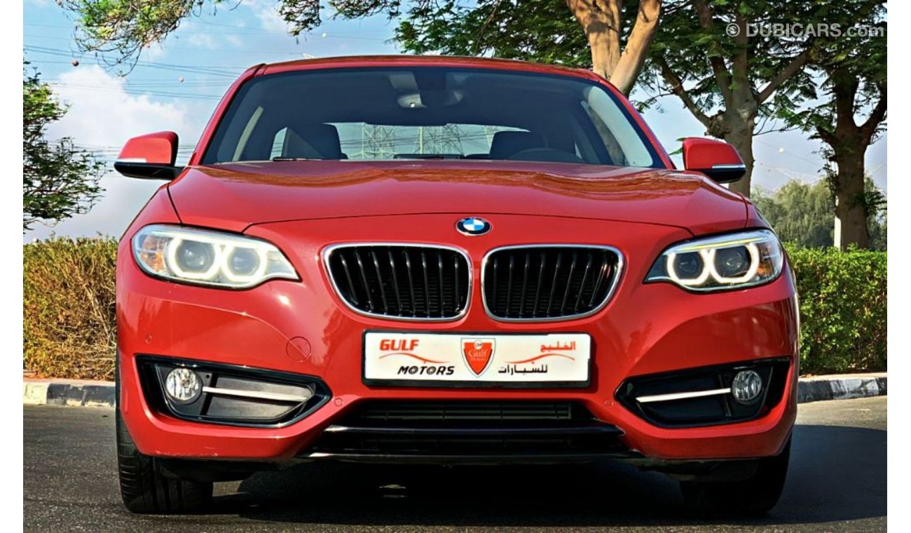 بي أم دبليو 220 GCC- BMW 220i SPORT - AGENCY MAINTAINED - BANK FINANCE FACILITY -WARRANTY - LOW MILE