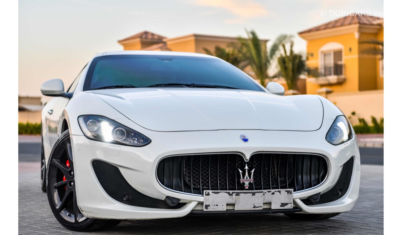 Maserati Granturismo Maserati GranTurismo S Sport 4.7L V8 - 2015 - Under Warranty - AED 3,701 per month - 0% Downpayment