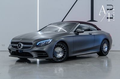 Mercedes-Benz S 560 Coupe 2018 Mercedes Benz S560 Convertible V8, Service History, Fully Loaded, Excellent Condition, GCC Spec