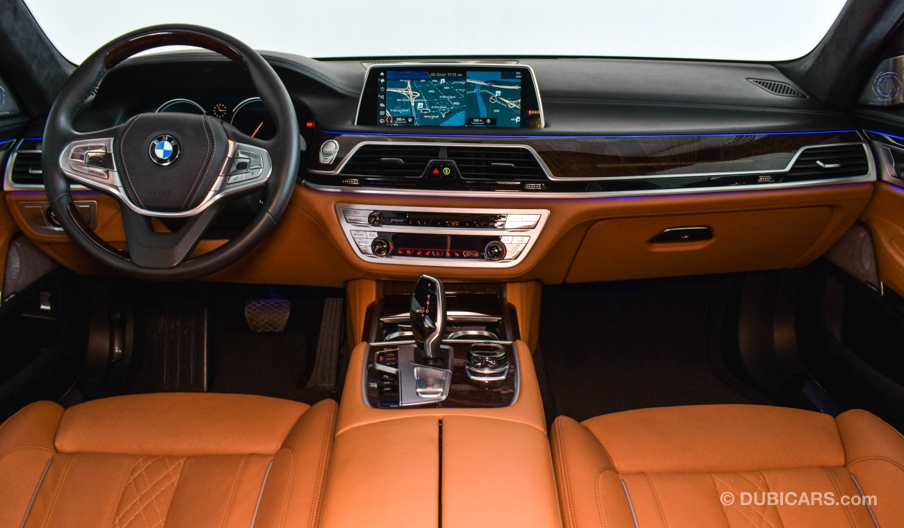 Used BMW 750Li Li Sedan Luxury Edition 2018 for sale in Abu Dhabi - 419173