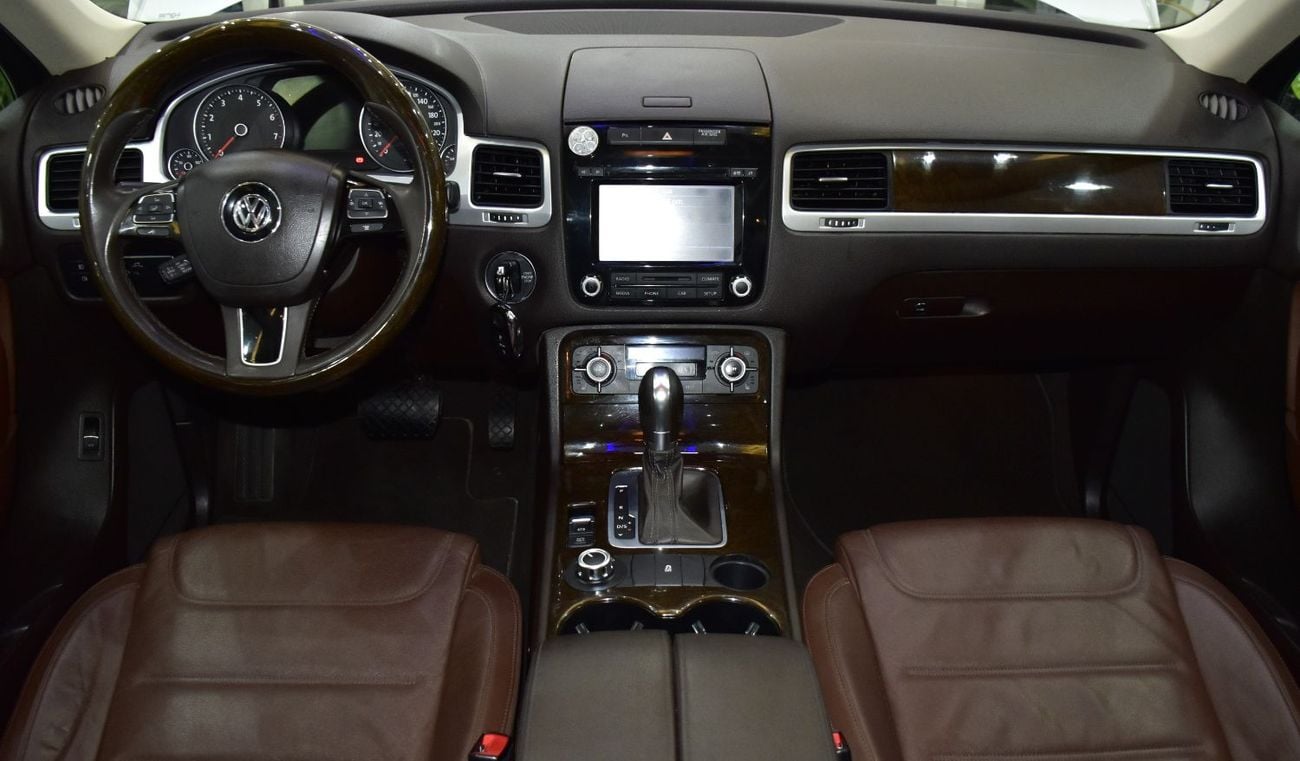 Volkswagen Touareg EXCELLENT DEAL for our Volkswagen Touareg ( 2014 Model ) in White Color GCC Specs