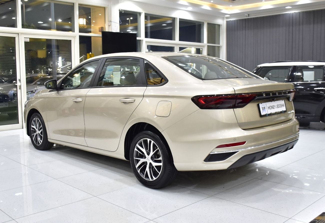 Geely Emgrand EXCELLENT DEAL for our Geely Emgrand 1.5L ( 2024 Model ) in Golden Color GCC Specs
