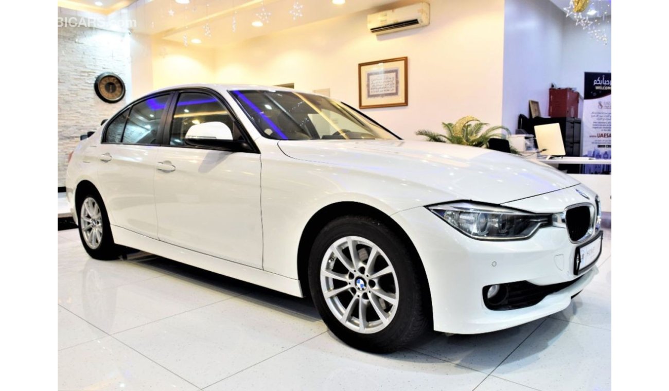 بي أم دبليو 320 Amazing BMW 320i 2013 Model!! in White Color! GCC Specs