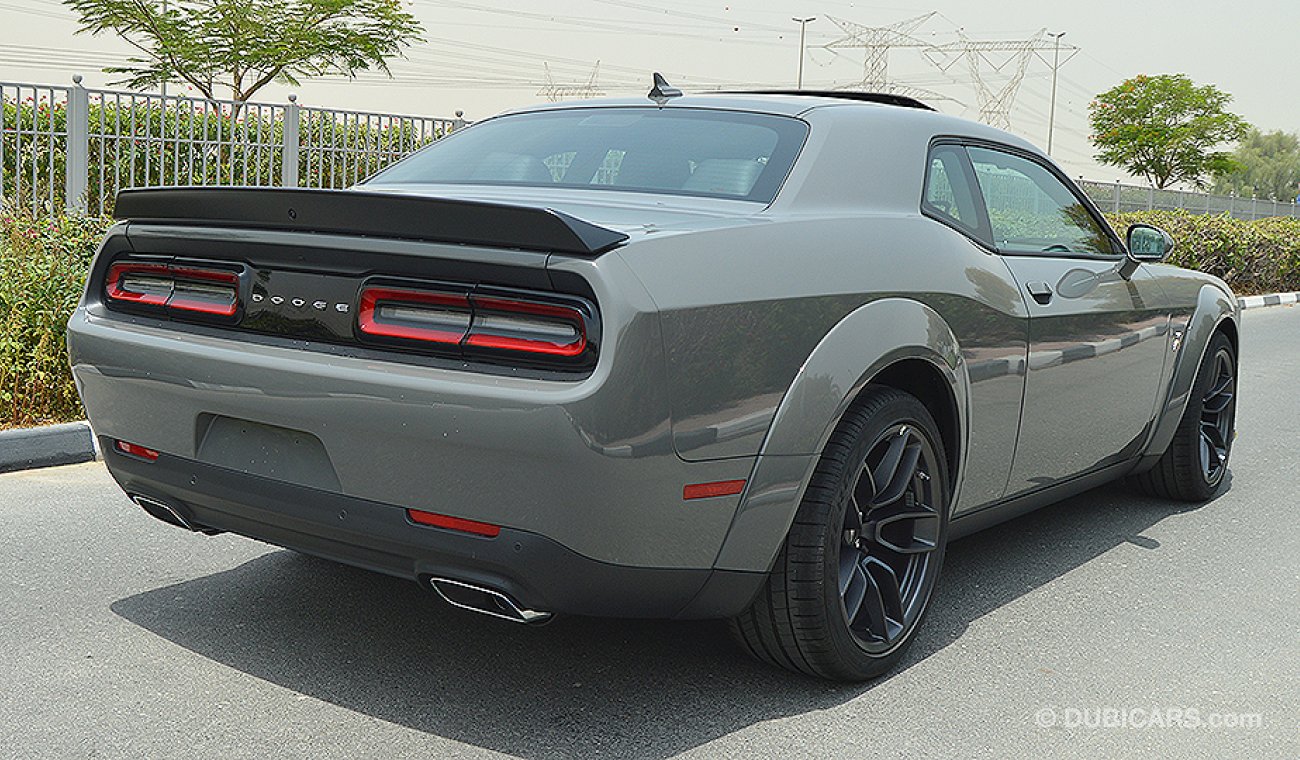 دودج تشالينجر 2019 Scatpack WIDEBODY, 6.4L V8 GCC, 0km with 3 Years or 100,000km Warranty