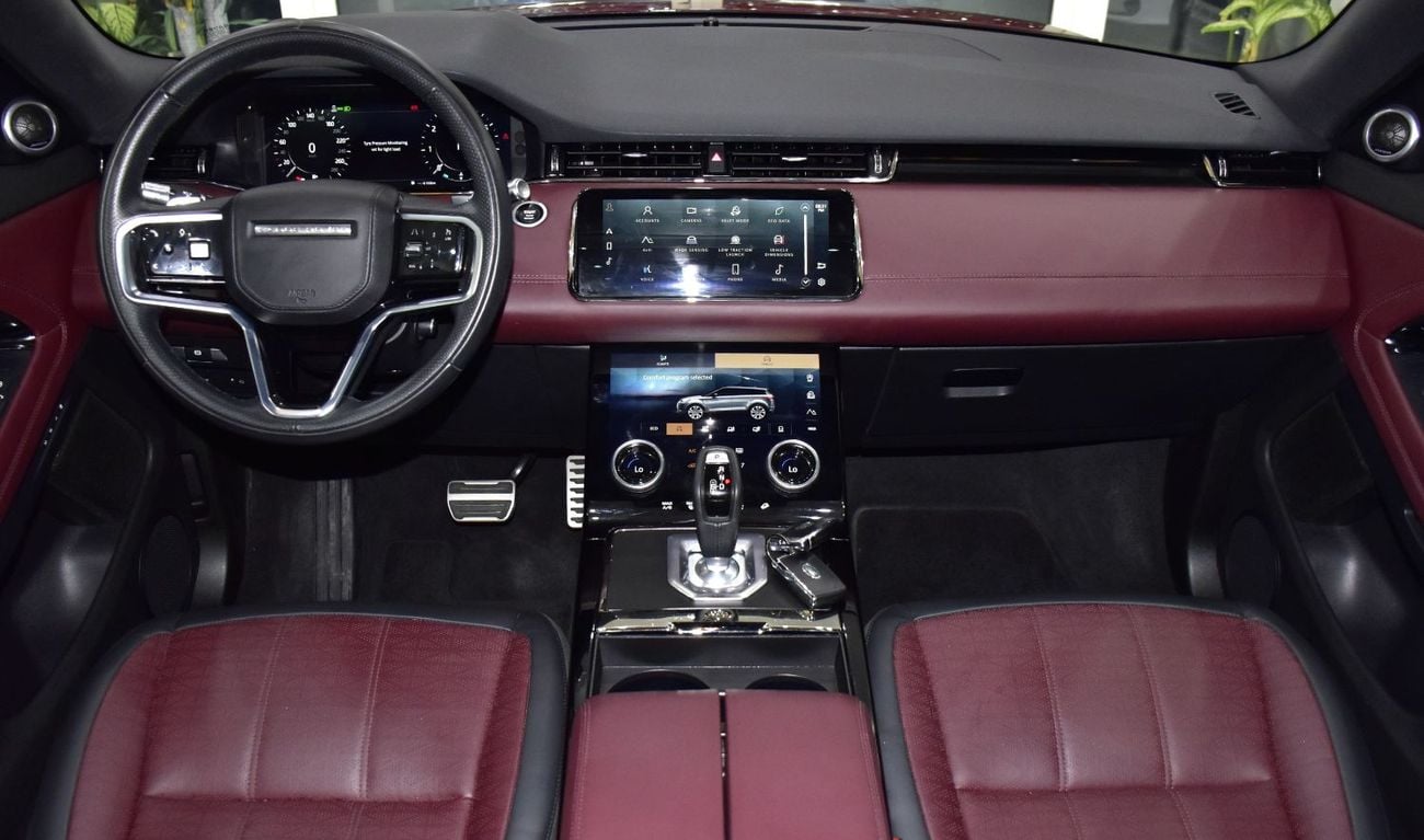 Land Rover Range Rover Evoque R-DYNAMIC HSE P250 EXCELLENT DEAL for our Land Rover Range Rover Evoque R-Dynamic ( 2021 Model ) Red Color GCC Specs
