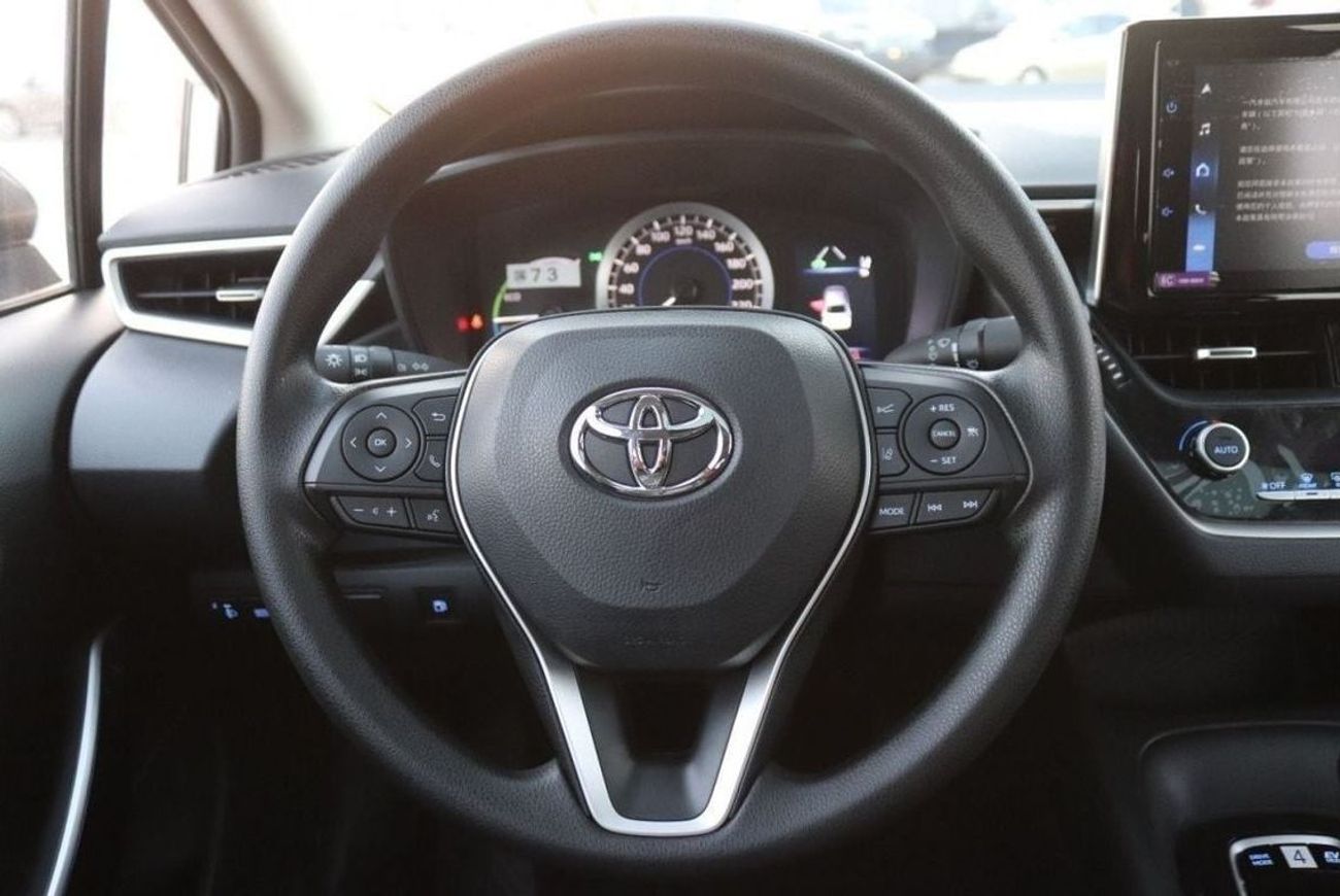 تويوتا كورولا 1.8L HYBRID,PUSH START, SUNROOF, MODEL 2025 FOR EXPORT ONLY