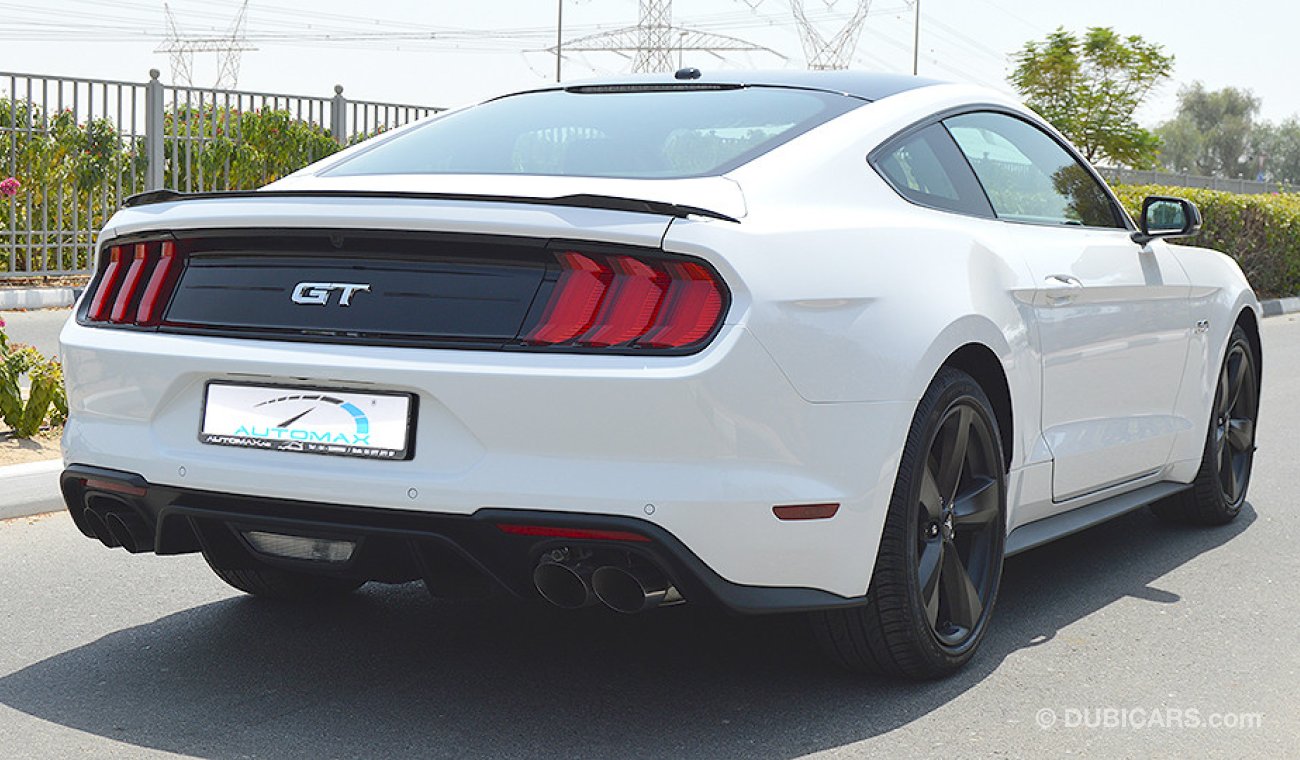 Ford Mustang 2018 GT Premium, 5.0L V8 GCC, 460hp, 0km w/ 3 Years or 100K km Warranty + 60K km Service at Al Tayer