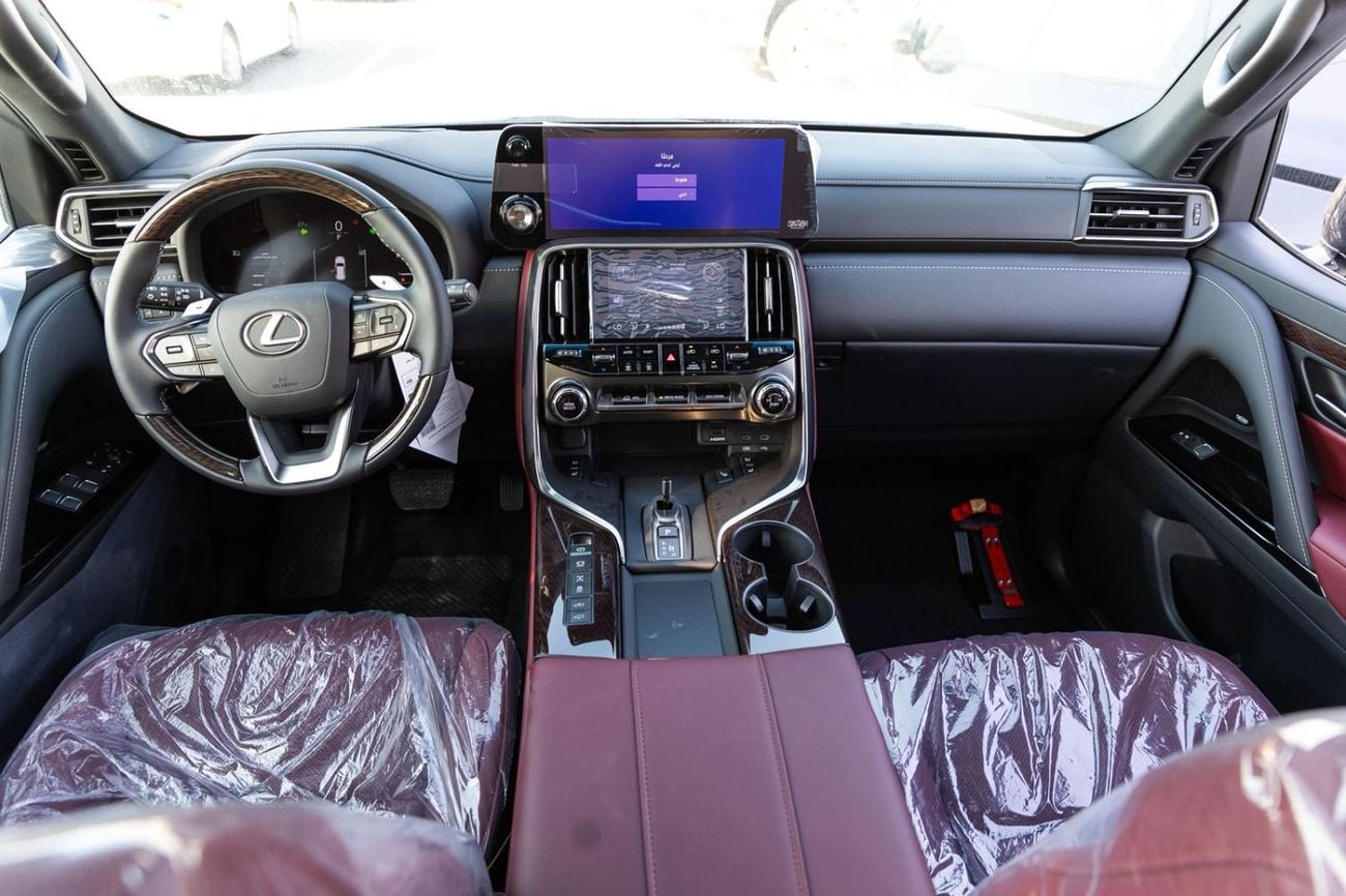 Lexus LX 700h 2026 LEXUS LX700h 3.5L TURBOSPORT HYBRID BLACK / MAROON