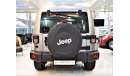 Jeep Wrangler ( ORIGINAL PAINT ( صبغه وكاله  ) Amazing Jeep Wrangler Sahara Unlimited 2016 Model!! in Silver Color