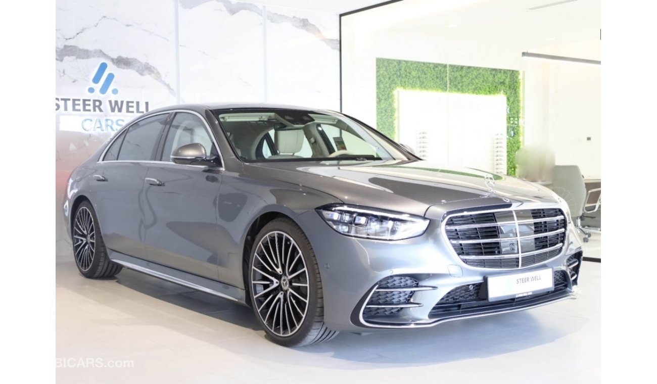 مرسيدس بنز S 500 | AMG 4MATIC | FULL OPTION | 5 YEARS WARRANTY | SPECIAL INTERIOR | GCC