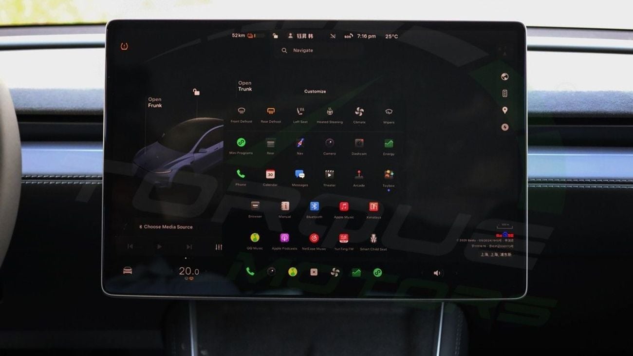 Tesla Model Y Real-Wheel Drive ( Only For Export ) 2025/2025 Tesla Model Y Short Range RWD BRAND NEW