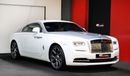 Rolls-Royce Wraith Original Color:  Brown | Silver  ( car with White Vinyl Sticker )