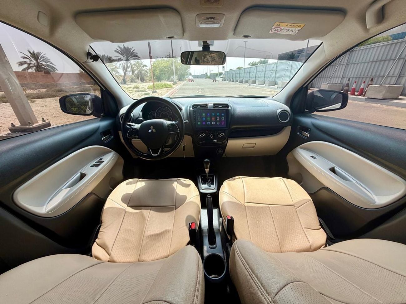 Mitsubishi Attrage GLX MID GLX MEDIUM LINE TRIM, 1.2L, GCC, ACCIDENT FREE, (280/-MONTHLY)