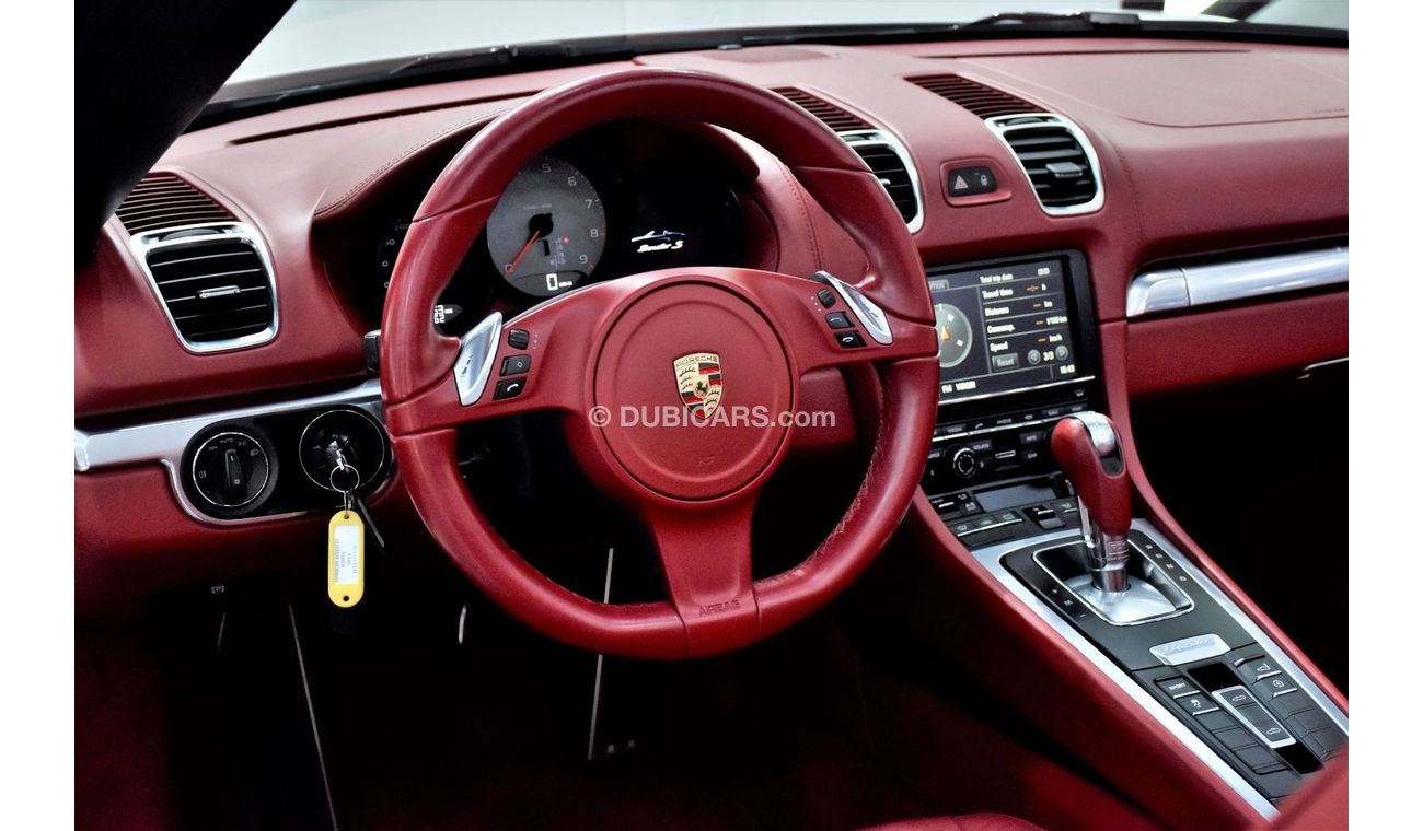 Porsche 718 Boxster EXCELLENT DEAL for our Porsche Boxster S ( 2014 Model ) in White Color GCC Specs