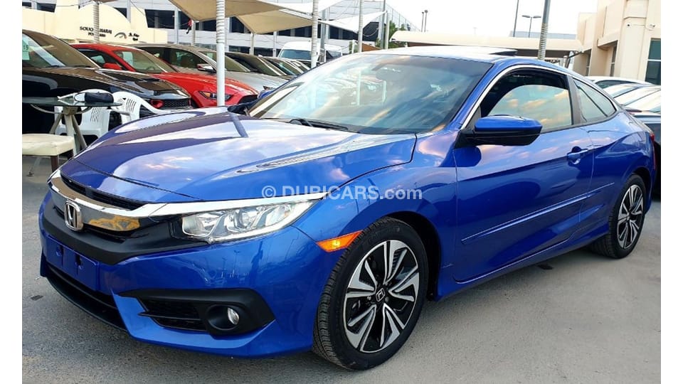 Honda Civic 2018-blue color-sports-full option-number 1 for sale: AED
