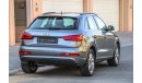 Audi Q3 35 TFSI 2015 GCC under Warranty with Zero Down-Payment.