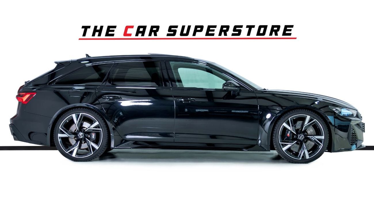 Audi RS6 Special Order-Premium Metallic Paint-Black on Black-Fastest Exclusive Estate