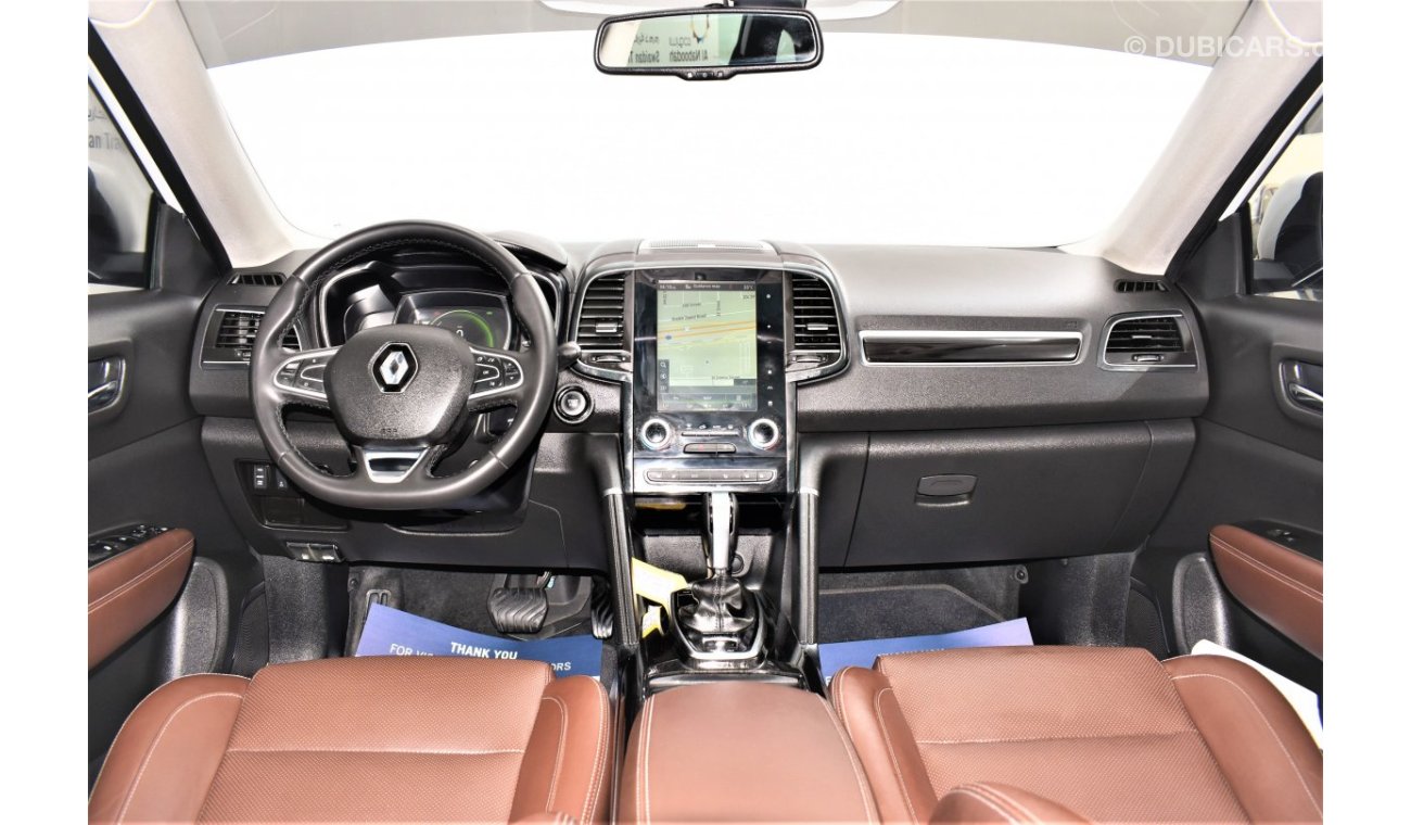 Renault Koleos AED 1566 PM | 2.5L LE 4WD GCC DEALER WARRANTY