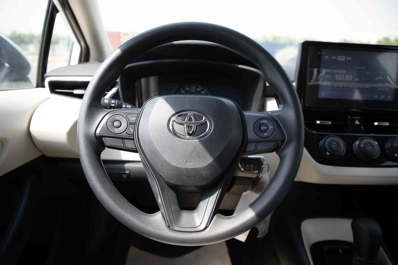 تويوتا كورولا 2025 Toyota Corolla XLI 1.6 - White Inside Beige | Export Only