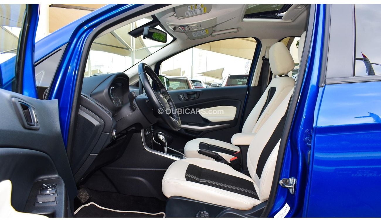 Ford EcoSport 2020 model, one number, fingerprint, leather hatch, sensors, alloy wheels, cruise control, rear came