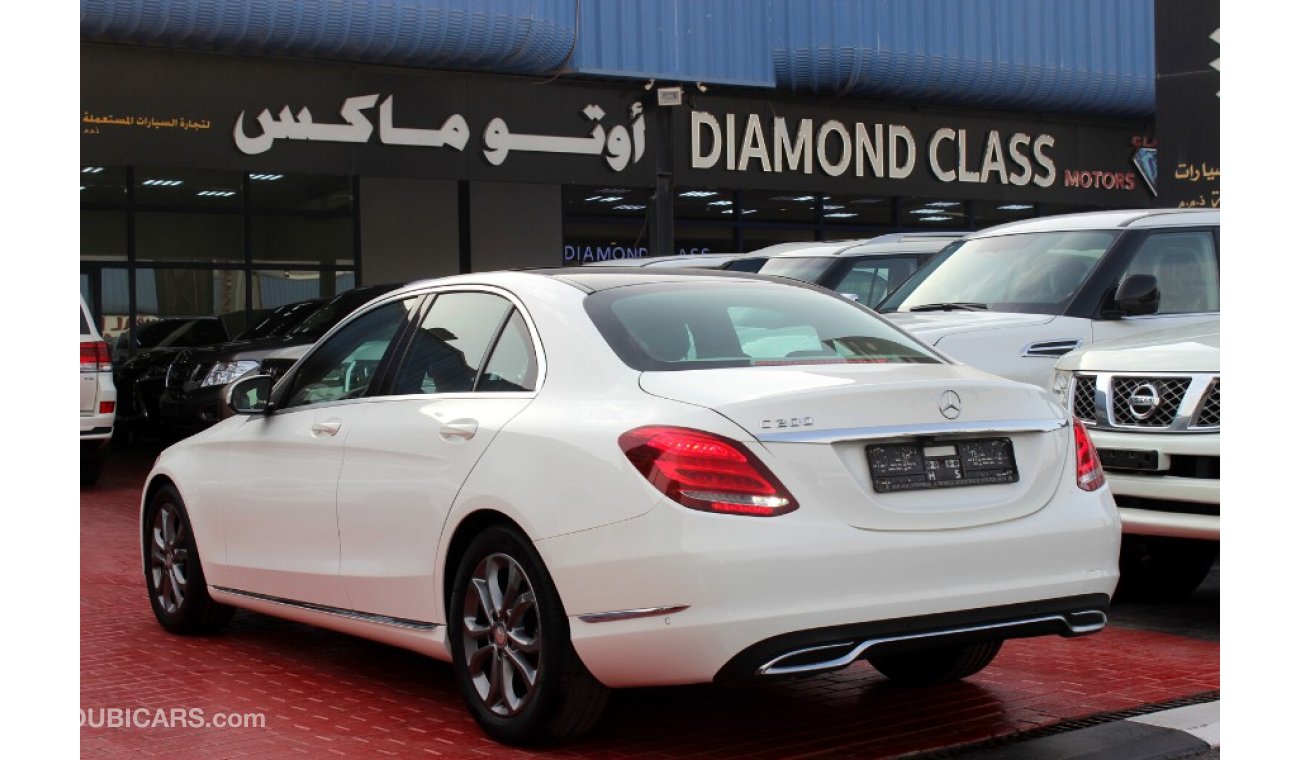 Mercedes-Benz C200 (2015) GCC ORIGINAL PAINT AND FREE OF ACCIDENT