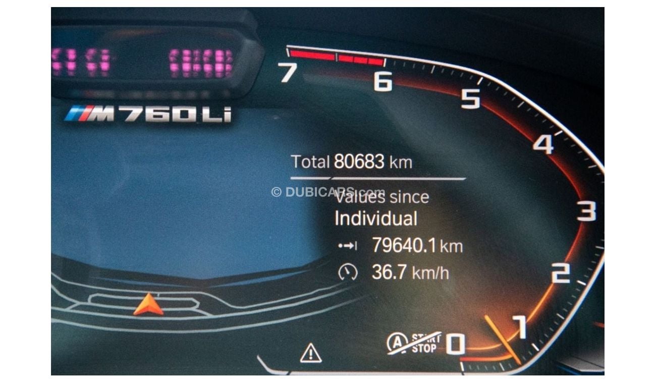 BMW 760Li BMW 760M Li X DRIVE V12 GCC 2020 Full Option