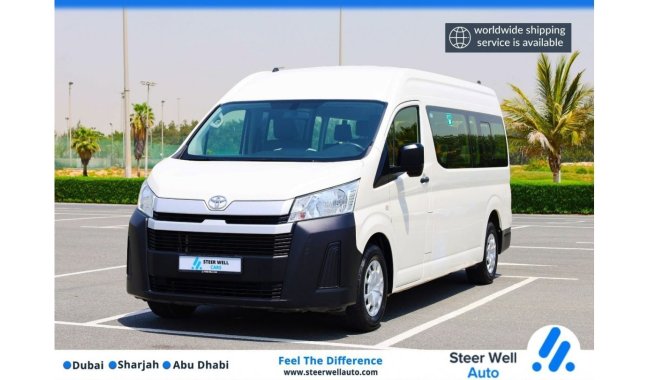 Toyota Hiace High Roof 13 Seater - Petrol | Excellent Condition | GCC Specs