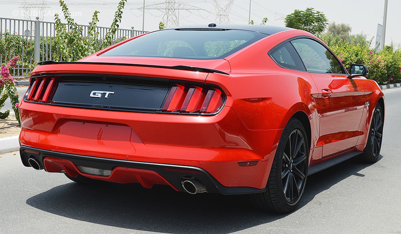 Ford Mustang GT Premium+, 5.0L V8 GCC, 0km with 3 Years or 100K km Warranty and 60K km Service at AL TAYER