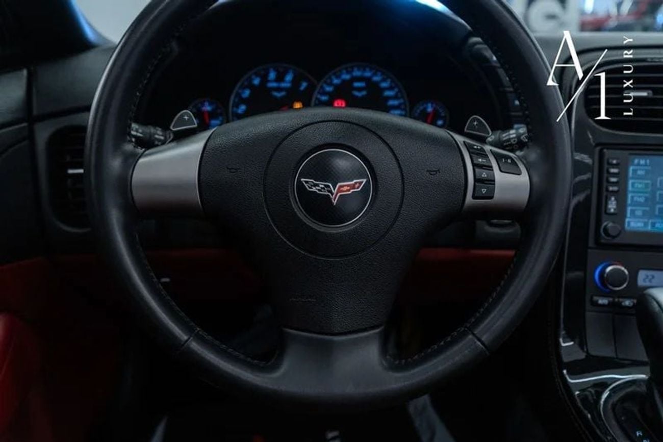 شيفروليه كورفت C6 6.2L V8 2009 Chevrolet Corvette C6, Full Corvette Service History, Very Low Kms, Manual Transmiss