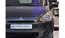 Mitsubishi Mirage AMAZING Mitsubishi Mirage 2014 Model!! in Grey Color! GCC Specs