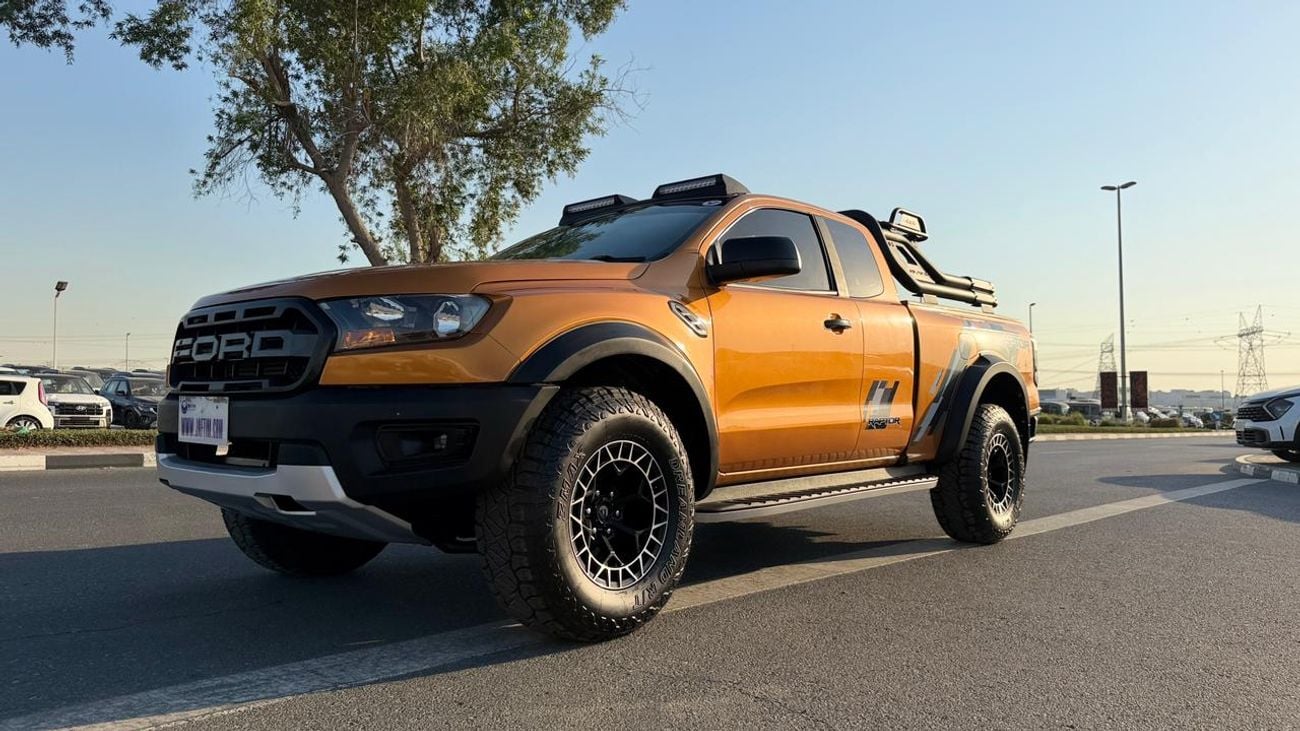 فورد رانجر RAPTOR BODY KIT INSTALLED | HEAVY 4X4 SPORTS BAR WITH BASKET | ROOF MOUNTED LED LIGHTS | AUTOMATIC T
