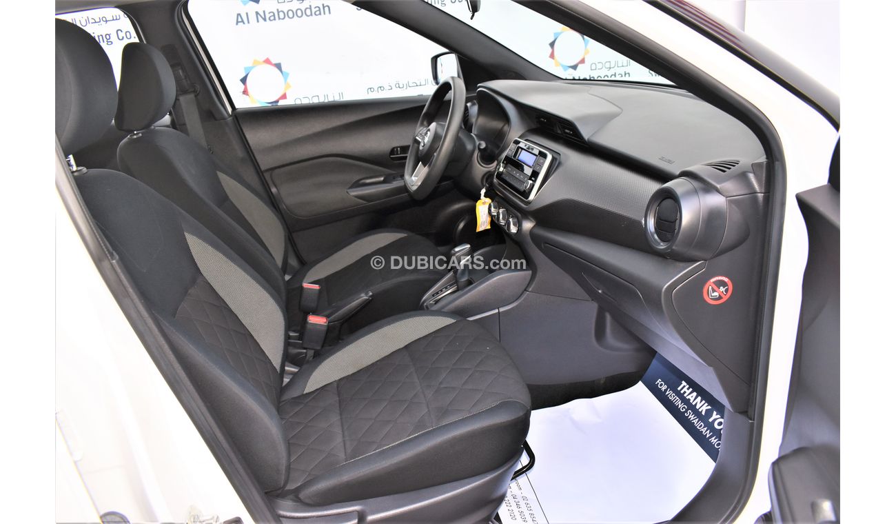 Nissan Kicks 1.6L S 2018 GCC DEALER WARRANTY