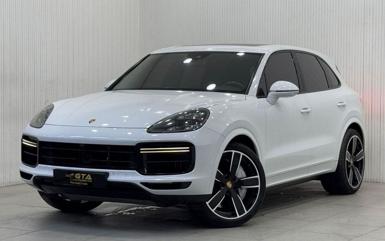 بورش كايان Turbo 4.0L (550 HP) 2019 Porsche Cayenne Turbo, August 2025 Porsche Warranty, Full Porsche Service H