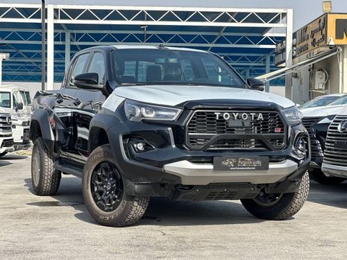 تويوتا هيلوكس GR-S 4.0 لتر PTR أوتوماتيك // 2026 // كاملة المواصفات مع كاميرا 360 درجة، مثبت سرعة، مقاعد كهربائية