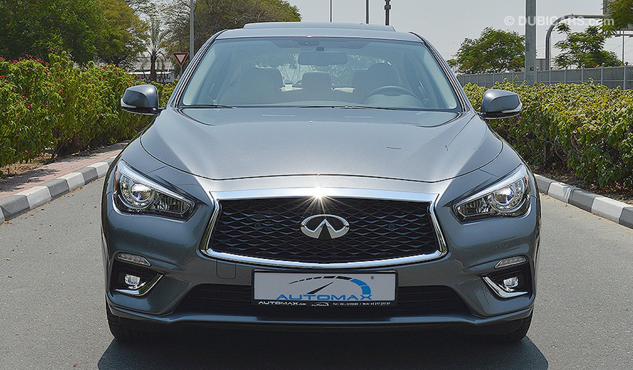 Infiniti Q50 2.0L I-4 Turbo, GCC, 0km with 5 Years or 200,000km Warranty from Dynatrade + Free Service