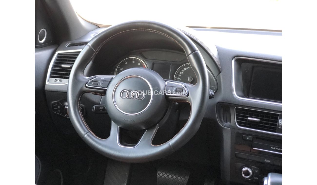 أودي Q5 موديل 2014 خليجي حاله ممتازه جدا من الداخل والخارج فل مواصفات بانوراما ومثبت سرعه وتحكم كهربي كامل و