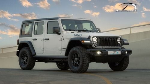 Jeep Wrangler Unlimited Willys V6 3.6L 2026 GCC  Witn 3 Years or 60,000 Km Warranty @Official Dealer
