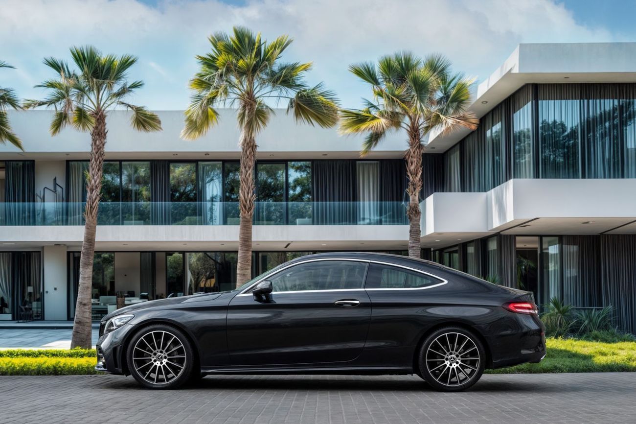 مرسيدس بنز C 200 Coupe | 2,438 P.M | 0% Downpayment | C300 AMG | Heads Up Display!
